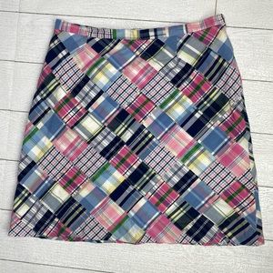 Brooks Brothers Madras Plaid skirt size 14